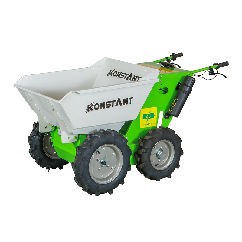 1000W Brushless DC Motor Didukung Semua Terrian Beton Buggy Full Electric Mini Dumper