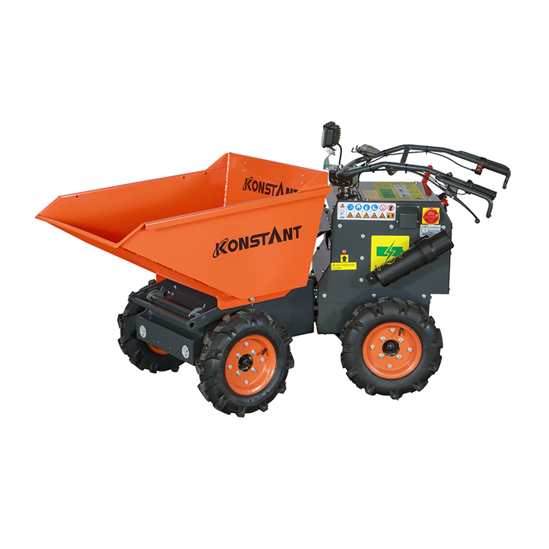Konstruksi Mini Dumper mengartikulasikan kemudi 1600W Electric 4x4 