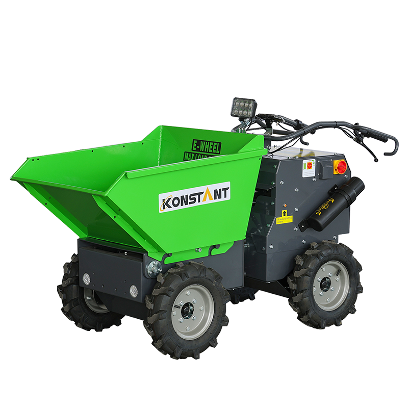 Sistem Hidrostatik dan Bola Kemudi Bersama Sepenuhnya Dumper Mini Barrow Bertenaga Listrik