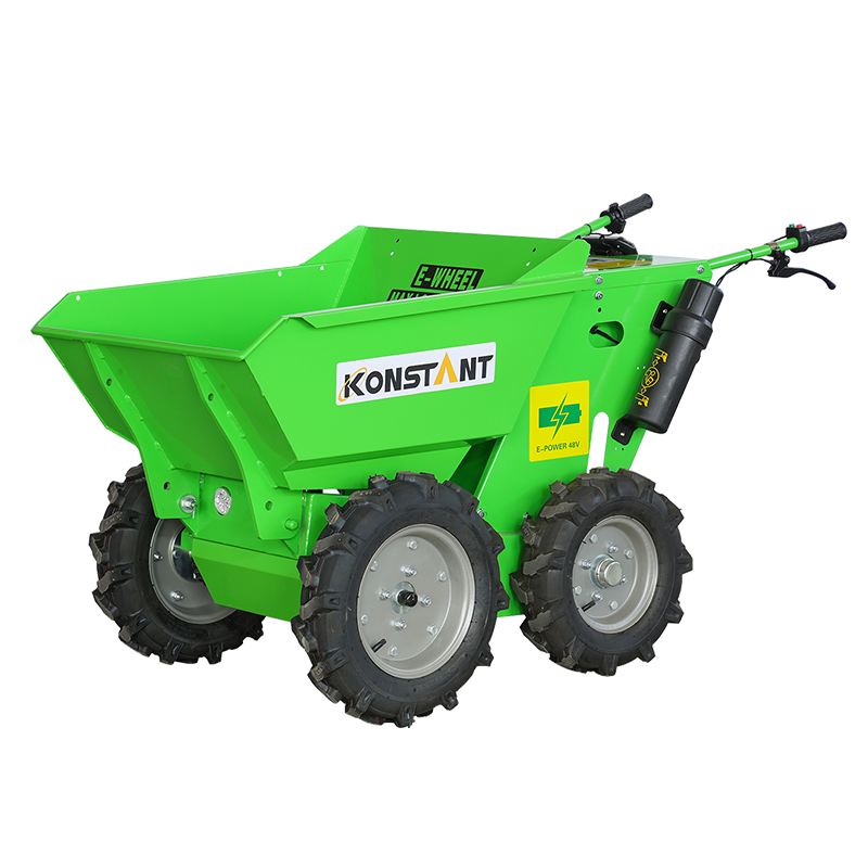 Baterai Tipping Hidraulik Mini Dumper All Wheel Drive Regenerative-Braking System Fleksibilitas