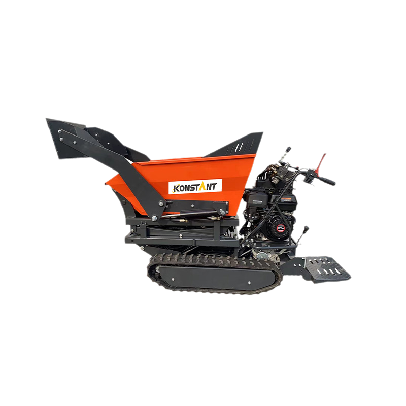 500kg Payload Hidraulik Hidraulik Mengangkat dan Dumping Daya Barrow Loading Shovel Mini Dumper