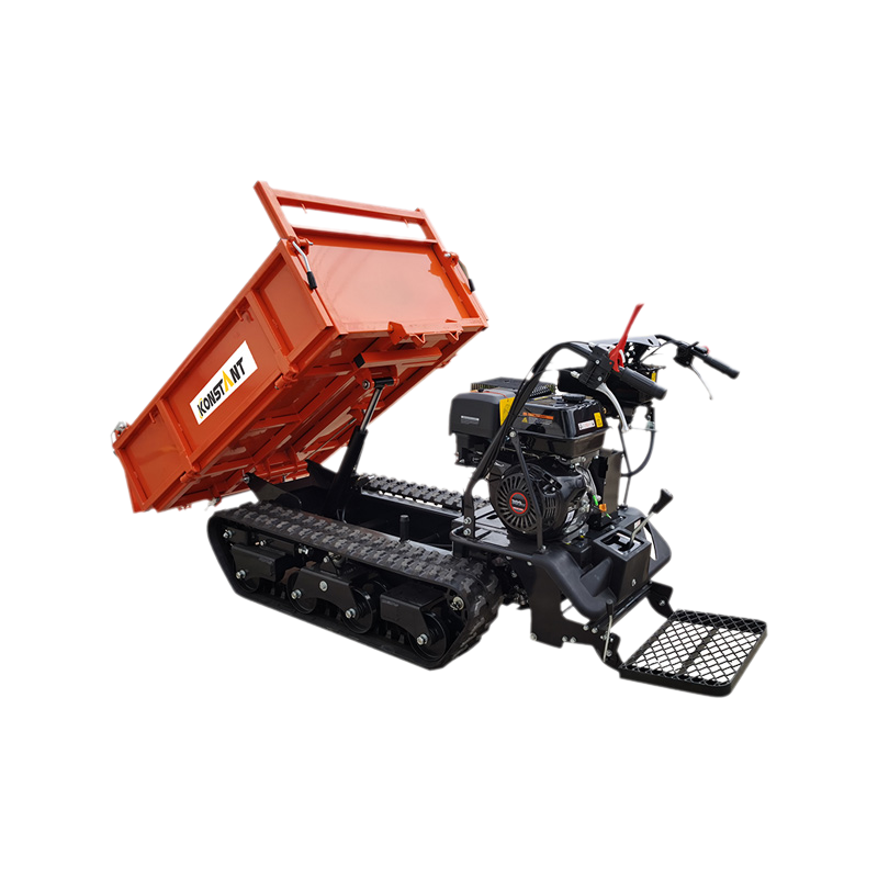 800kg GRATIS Skip Bucket Tipping Hidraulik Lintasan Mini Dumper
